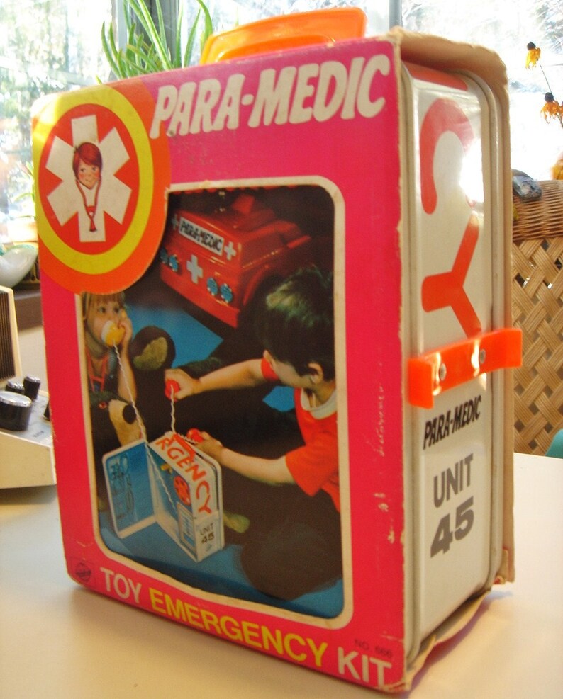 Neato vintage 70s Ohio Art paramedic toy emergency kit NOS Etsy