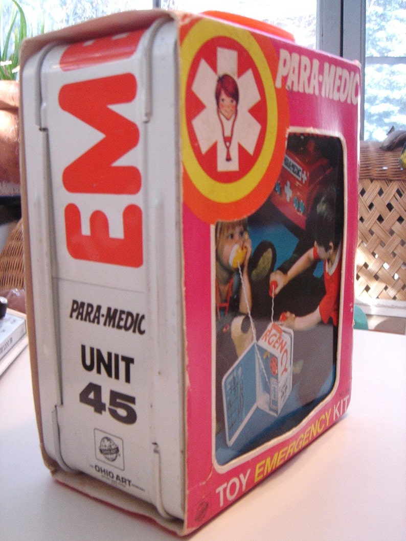 Neato vintage 70s Ohio Art paramedic toy emergency kit NOS Etsy