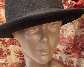 Vintage Derby Hat - Timely Fashion X-Large Black