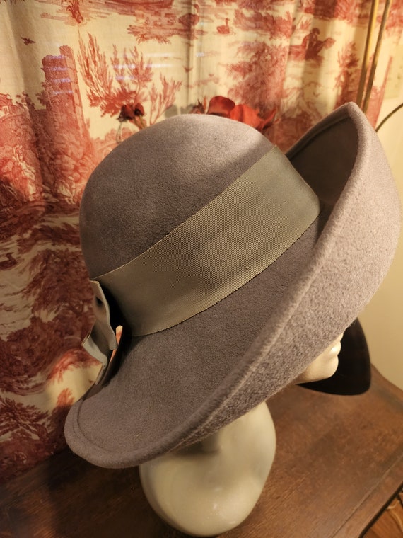 Vintage MR. JOHN Classic Hat - Soft Grey - image 2