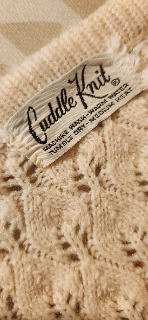 Vintage Cuddle Knit Popcorn Sweater - Ivory