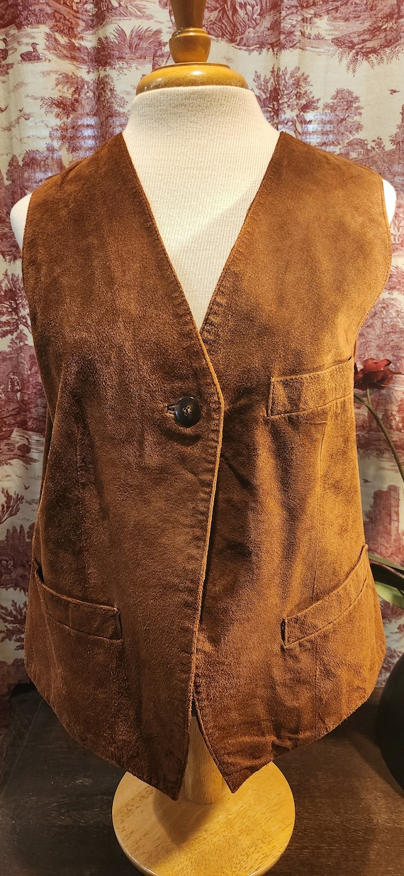 Vintage Suede Vest - Lord&Taylor