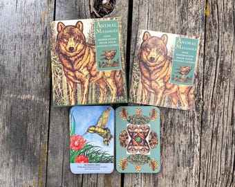 Animal Messages Seek Inspiration from your Animal Guides by Susie Green 2005 Oracle Cards With Box