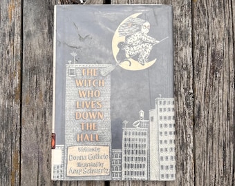 The Witch Who Lived Down the Hall by Donna Guthrie 1985 First Edition Vintage Children's Book