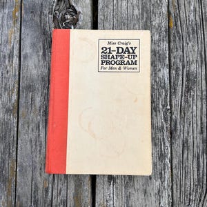 21 Day Shape Up Program for Men and Women by Marjorie Craig 1968 Vintage Book bild 1