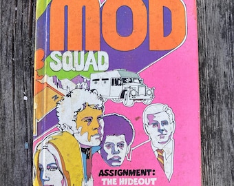 The Mod Squad Assignment: The Hideout by Richard Deming 1970 Vintage Children's Book Whitman