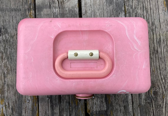 Pink Marbleized Caboodles Makeup Case Organizer 1… - image 2