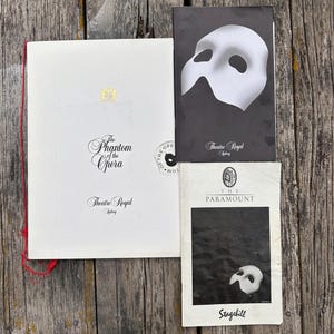 The Phantom of the Opera Souvenir Program Stagebill 1990s Rob Guest Rick Hilsabeck