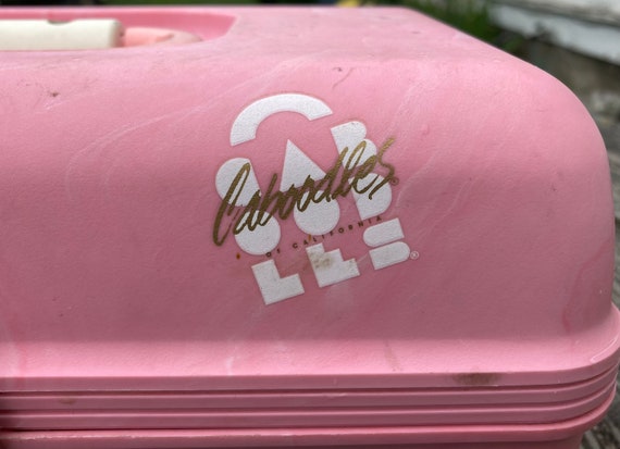 Pink Marbleized Caboodles Makeup Case Organizer 1… - image 4
