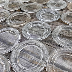 Presto Glass Lids Canning Jar Inserts Set of 30 1940s 1950s