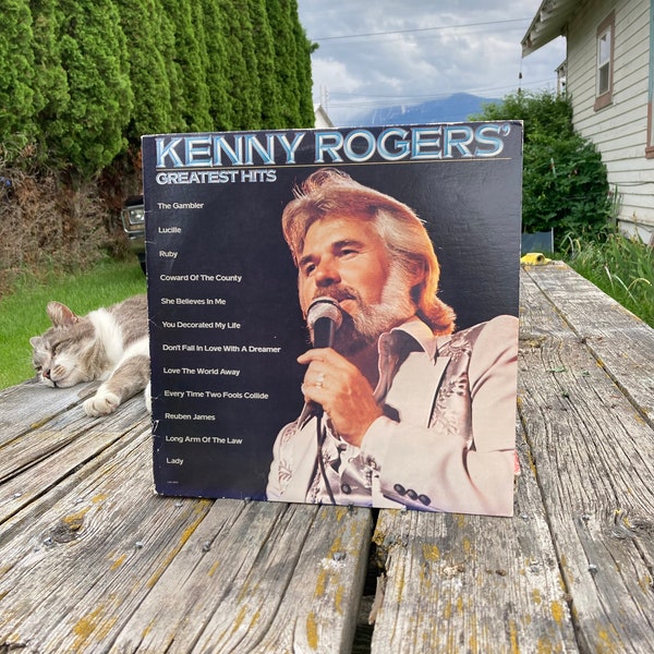 Kenny Rogers Greatest Hits LP Vinyl Record Album 1980 Vintage