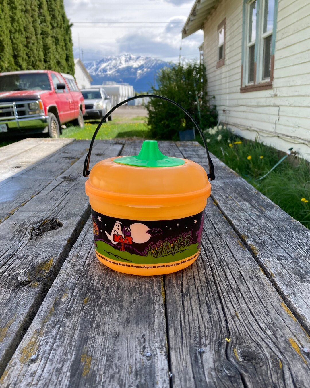 Mcdonalds Halloween Bucket Pumpkin and Cookie Cutter 1999 Etsy