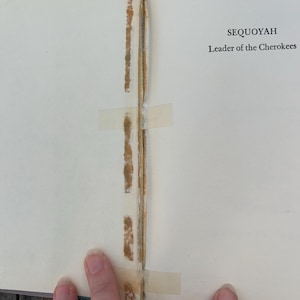 Sequoyah Leader of the Cherokees by Alice Marriott 1956 Landmark Books Vintage Children's Book image 5