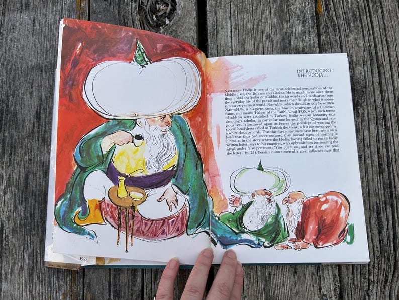 Tales of the Hodja Retold by Charles Downing 1965 Vintage Book imagen 7