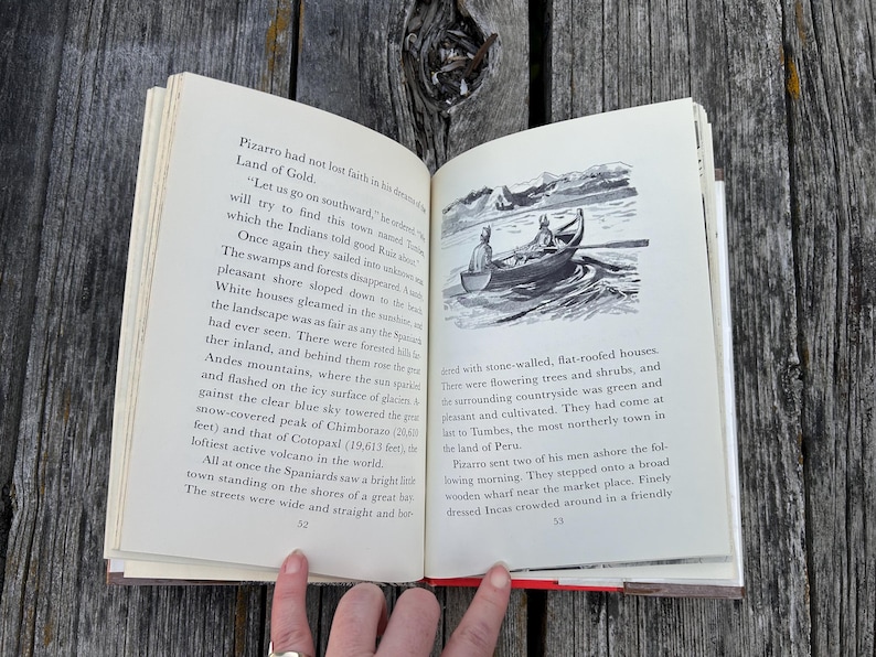 Francisco Pizarro Finder of Peru by Ronald Syme 1963 Vintage Children's Book image 7