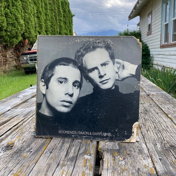 Simon and Garfunkel Bookends LP Vinyl Record Album 1968 Vintage