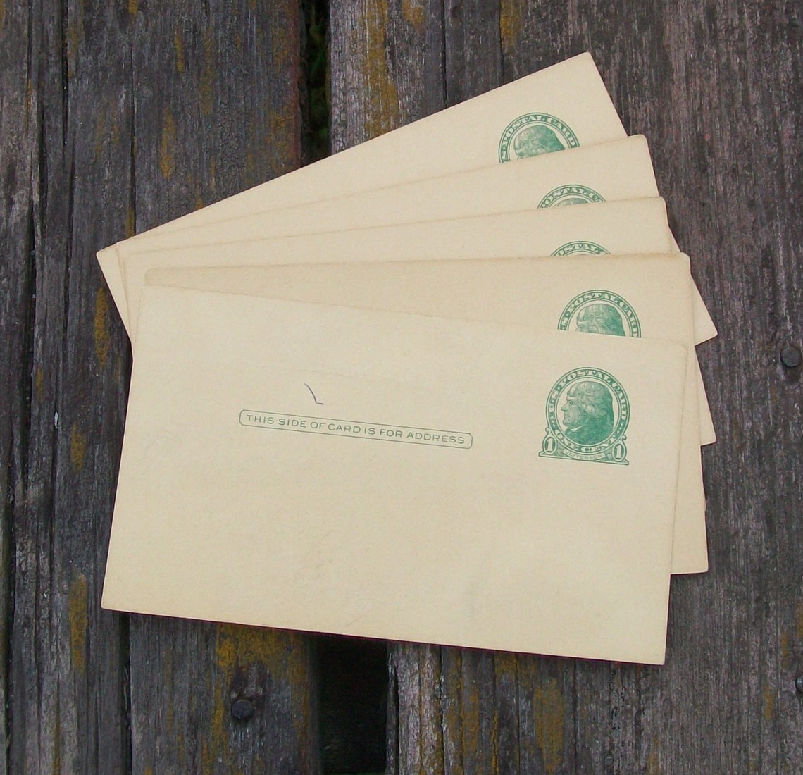 Vintage USPS Prepaid Postcards 1 2 3 4 cents Washington Etsy