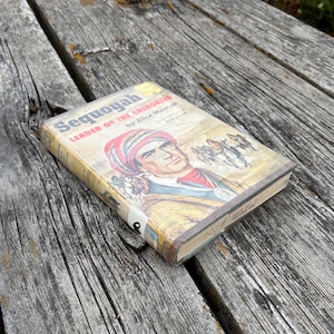 Sequoyah Leader of the Cherokees by Alice Marriott 1956 Landmark Books Vintage Children's Book image 2