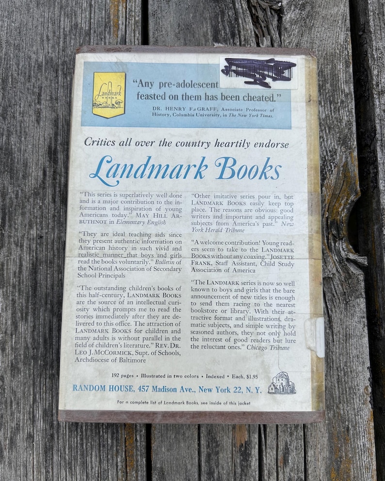 Sequoyah Leader of the Cherokees by Alice Marriott 1956 Landmark Books Vintage Children's Book image 12