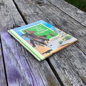 The Story of the Pony Express by R Conrad Stein Cornerstones of Freedom 1981 Vintage Children&#39;s Book