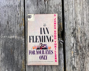 For Your Eyes Only by Ian Fleming 1960 007 James Bond Vintage Book