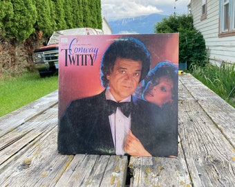 Conway Twitty Lost in the Feeling LP Vinyl Record Album 1983 Vintage