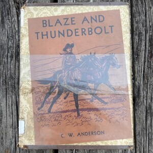 Blaze and Thunderbolt av C. W. Anderson, 1955, vintage barnbok bild 3