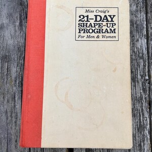21 Day Shape Up Program for Men and Women by Marjorie Craig 1968 Vintage Book bild 3