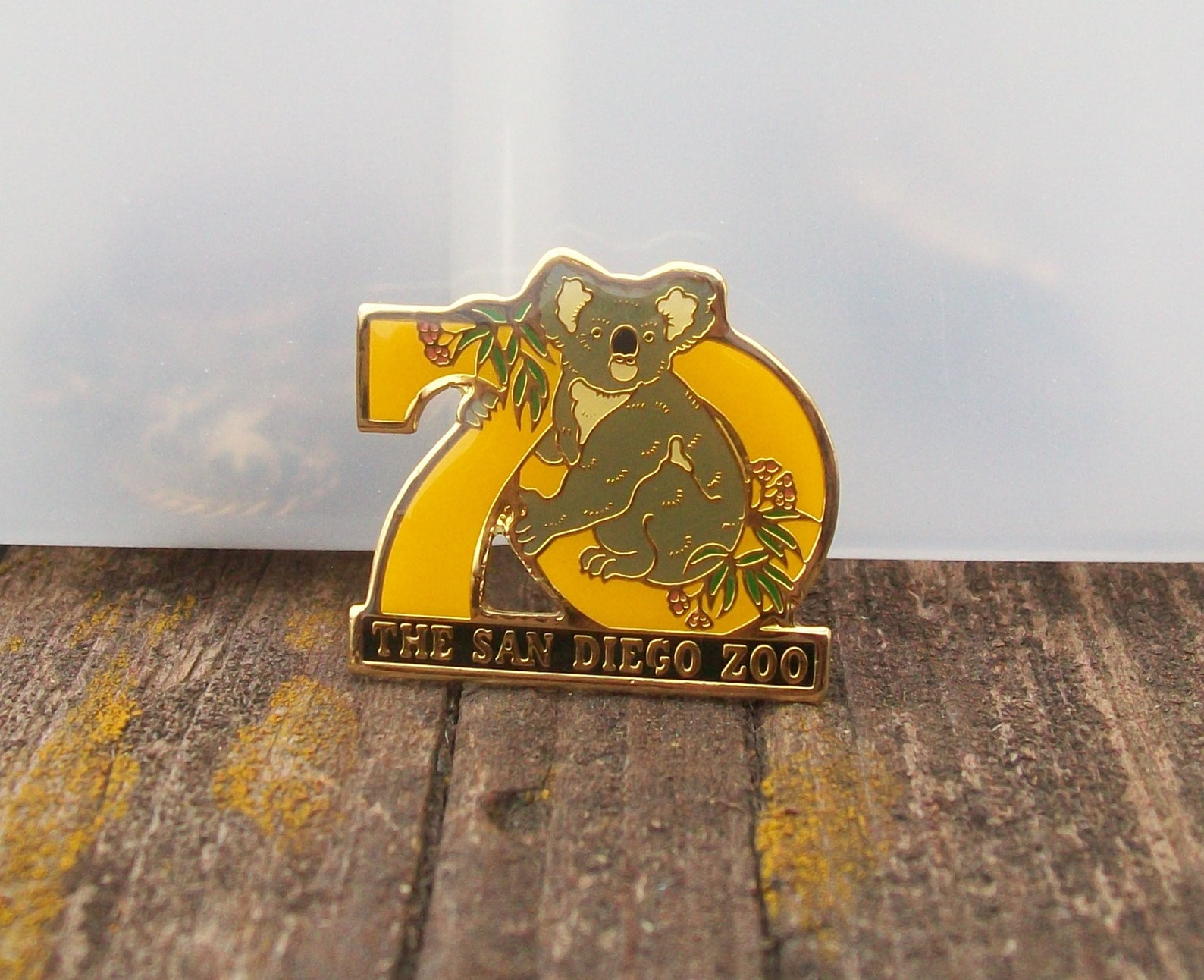 Vintage 70th Anniversary The san Diego Zoo Pin 1986 Koala Etsy