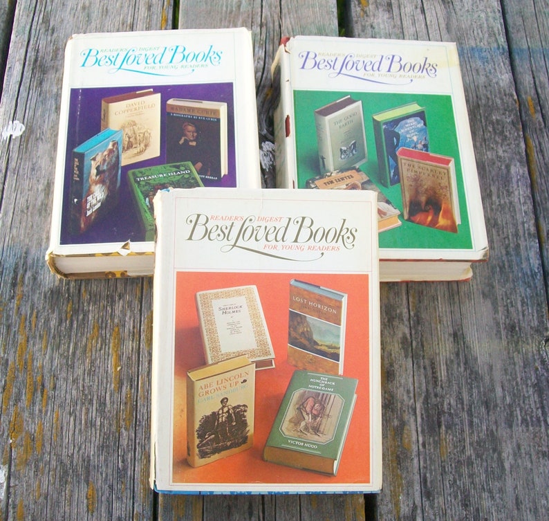 Vintage Reader's Digest Best Loved Books For Young Readers Etsy