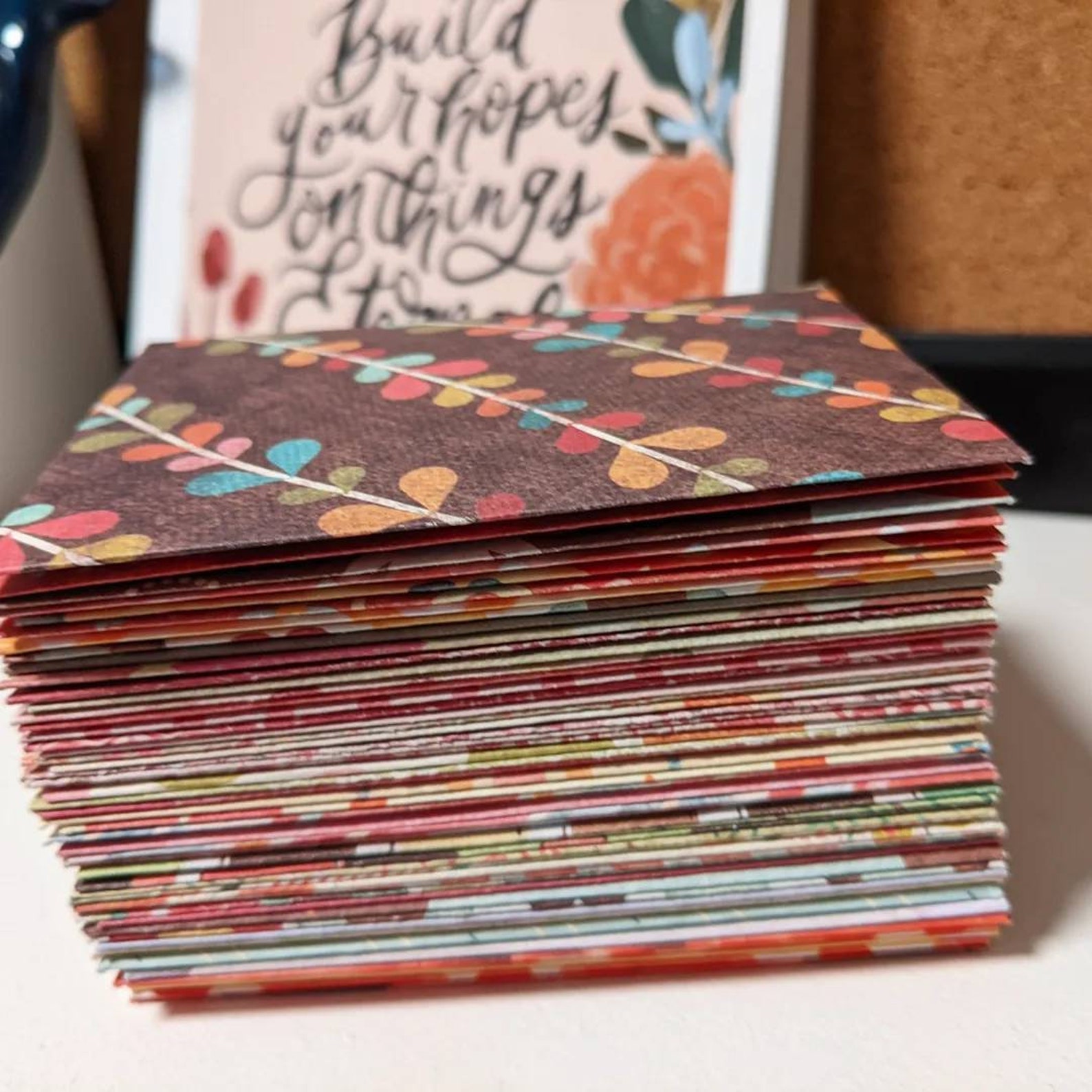 Mini Patterned Envelopes With Insert Cards, Gift Card Size - Etsy