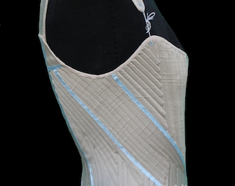 Historical Costume Pattern: 1770's Fully Boned Corset PDF (Pattern Only)