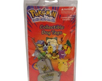 Jouets Pokémon - Médaille d'identité pour chien de collection vintage 1999 - electabuzz #125