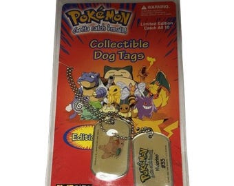 Jouets Pokémon - Médaille d'identité pour chien de collection vintage 1999 - nidorino #33