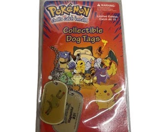 Jouets Pokémon - Médaille d'identité pour chien de collection vintage 1999 - Magnemite #81