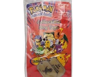Jouets Pokémon - Médaille d'identité pour chien de collection vintage 1999 - Golduck #55