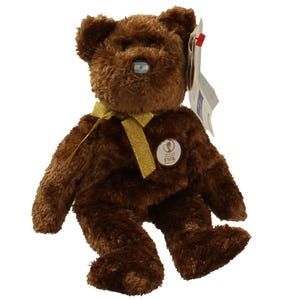 TY Beanie Baby - CHAMPION the FIFA Bear ( Argentina ) (8.5 inch) (2002) - Mwmts