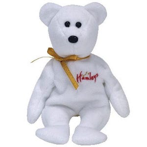 TY Beanie Baby - WILLIAM the Bear (UK Hamleys Store Exclusive) (8.5 inch) (2006) MWMTs
