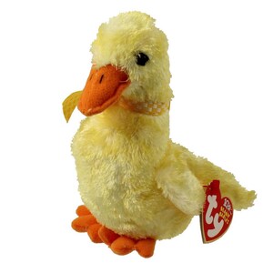 TY Beanie Baby - DUCK-e the Duck (Internet Exclusive) (6 inch) (2002) - MWMTs