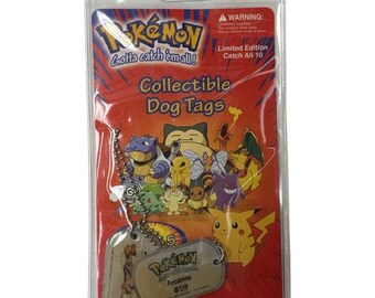 Jouets Pokémon - Médaille d'identité pour chien de collection vintage 1999 - Arcane n° 59