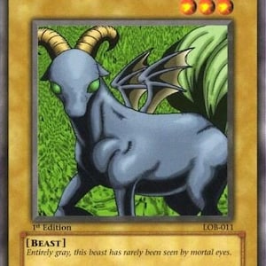 Yu-Gi-Oh Card - LOB-011 - DARK GRAY (common) [1st Edition] - Nm