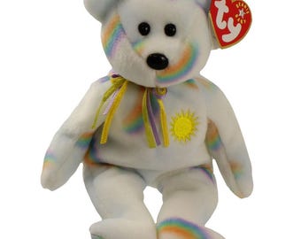 Peluche Ty Beanie Baby - Cheery el oso del sol (21,5 cm) (2000) - nuevo con etiquetas