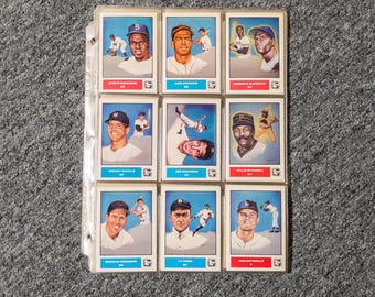Lote de 48 tarjetas de béisbol - 1984 - 1985. Series completas 1 y 2 (1-24 y 25-48).