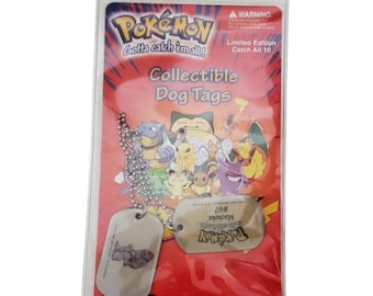 Jouets Pokémon - Médailles d'identité pour chien de collection vintage 1999 - machoke #67