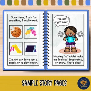 Help kids understand no and accept no for an answer. This helps with self regulation, handling frustration, and teaching social skills. This story provides alternatives when the answer is no such as waiting or making a different choice. Perfect for autism, behavior management, and SEL. Special education and early learning resource with bonus yes and no question cards to reinforce understanding.