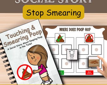 No Smearing Poop Social Story | Fecal Smearing & Sensory Seeking | Autism Toilet Training | Poop Smearing Behavior