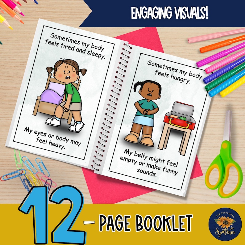 Body Awareness Social Story: Listening to My Body Visual Supports for ...