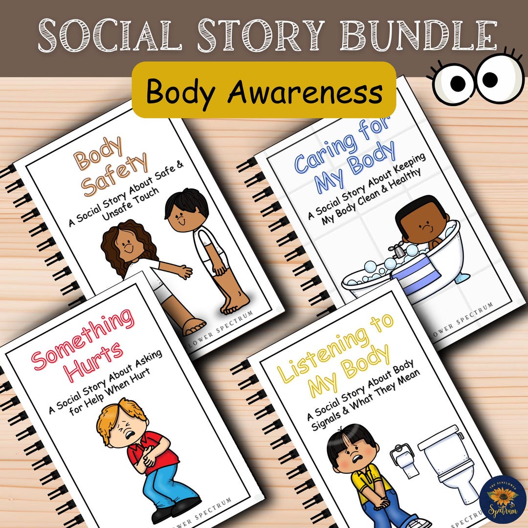 Body Awareness & Safety Social Stories Bundle for Autism: Special ...