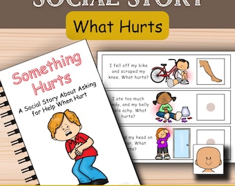 Something Hurts Social Story: Body Awareness & Pain Identification for Kids