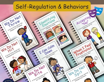 Self-Regulation & Aggressive Behaviors Social Story Bundle | Autism Social Stories | SEL Activities | Behavior Management | Calm-Down Tools